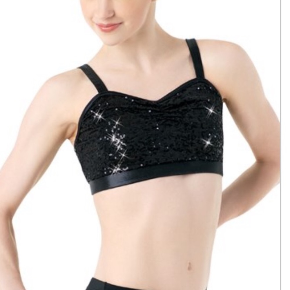 Sequin Crop Top - Picture 2 of 4